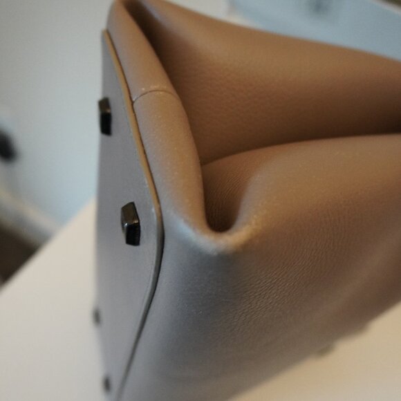 Brunello Cucinelli Essence Leather Tote Bag Large Monili Crossbody Wide Strap - Picture 16 of 16